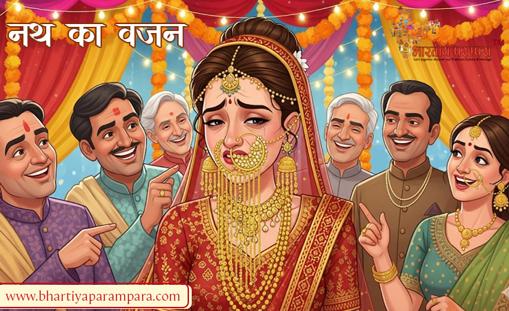 नथ का वजन – एक परंपरा का अंत