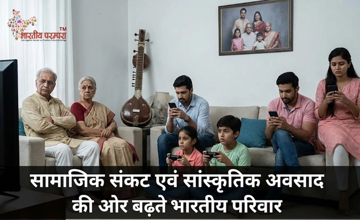 सामाजिक संकट एवं सांस्कृतिक अवसाद की ओर बढ़ते भारतीय परिवार
